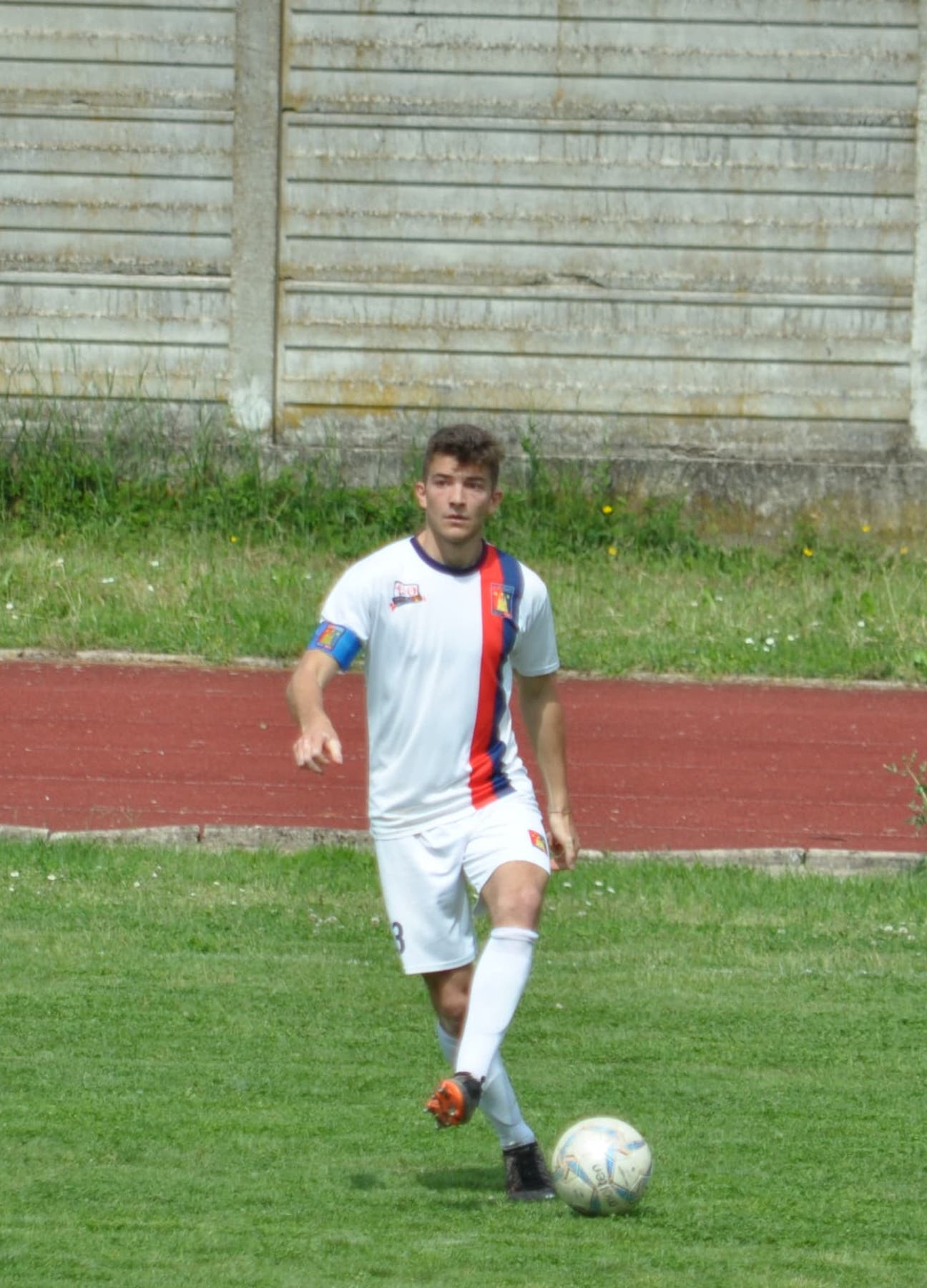 Foto durante una partita di calcio